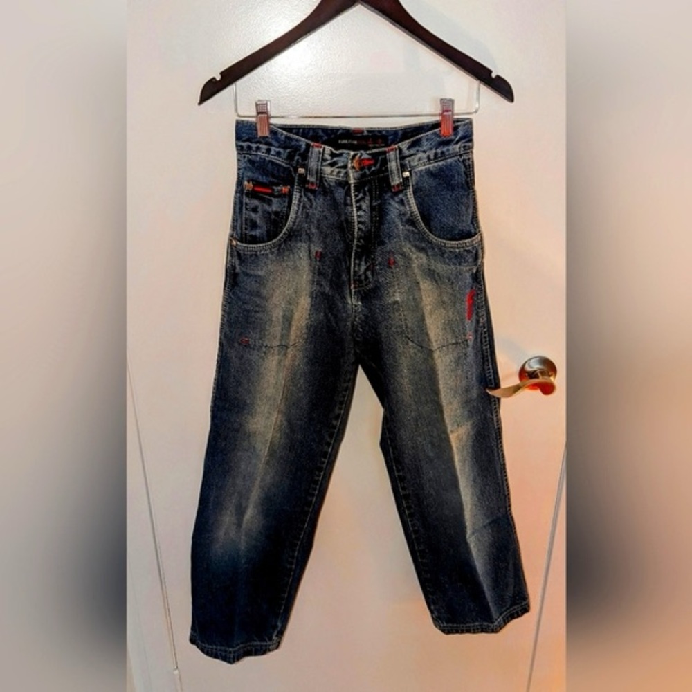Fubu The Collection Denim Jeans - Mens Size 41